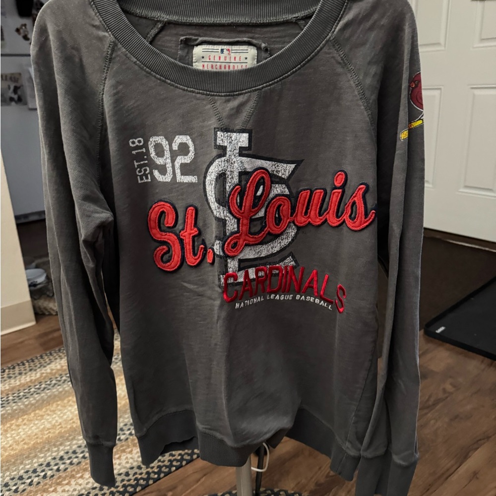 Genuine Merchandise St. Louis Cardinals Gray Sweatshirt